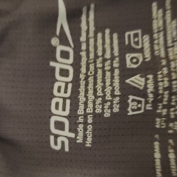 Speedo Black Men's Swimming Trunks Size Medium - Picture 6 of 6